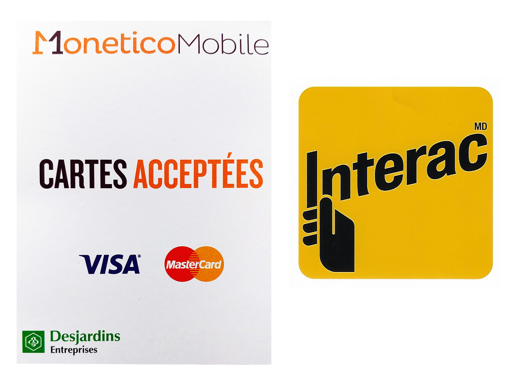 Paiements par PayPass,
Cartes Visa, Master Card & Interac
sont Acceptées.